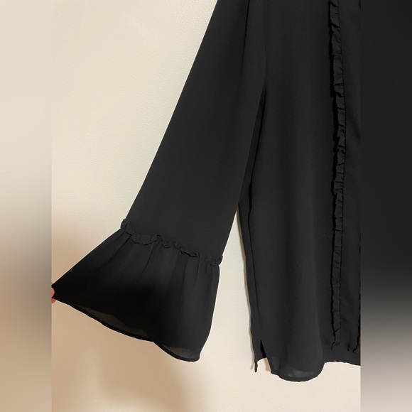 LOFT size M Black Blouse - Picture 6 of 6